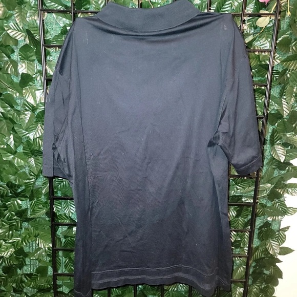 Franco Ziche Made in Italy T-shirt Mens L Black Button - Picture 2 of 5